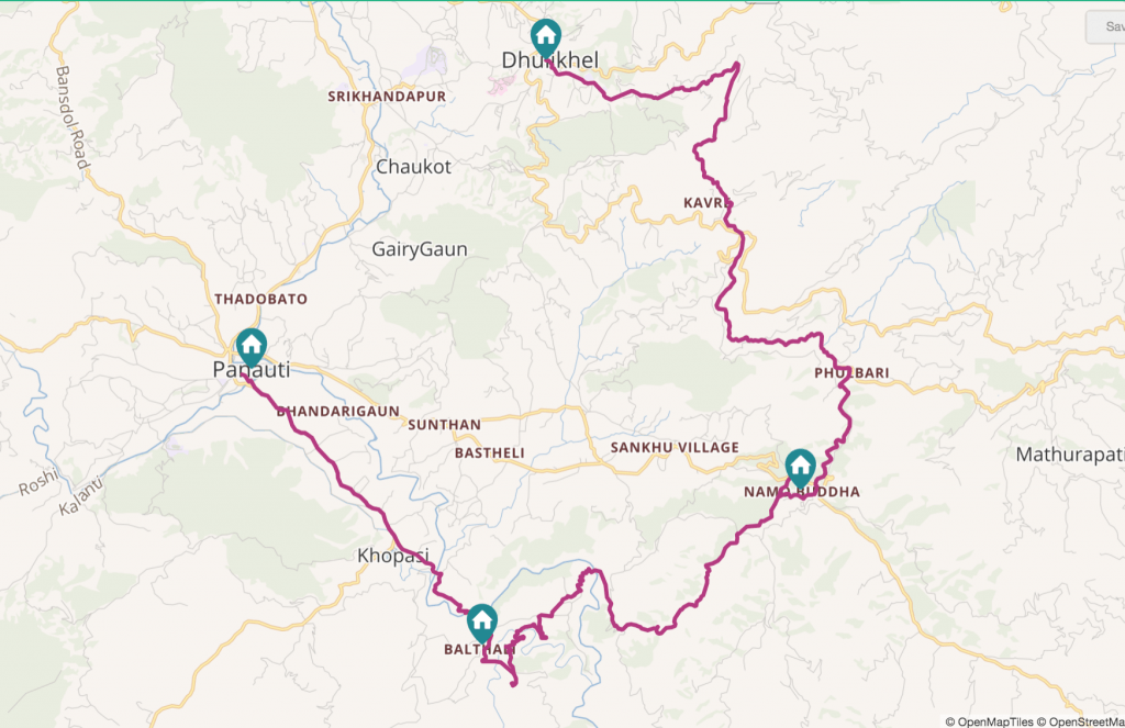 Kathmandu Valley Trek 5 Day Itinerary